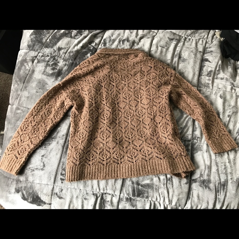 Cotton Emporium Brown Cardigan Sweater